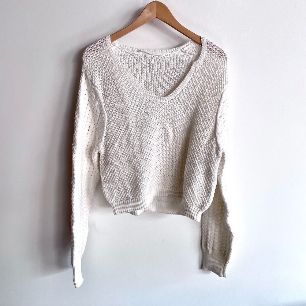 Thakoon Addition Crochet Sweater